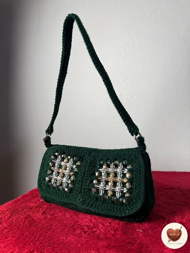 Beaded Crochet Bag