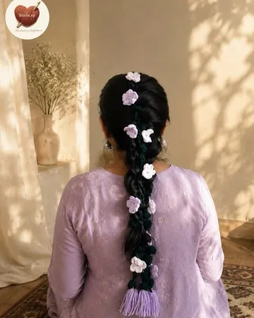 Crochet Hair Vine detail 1
